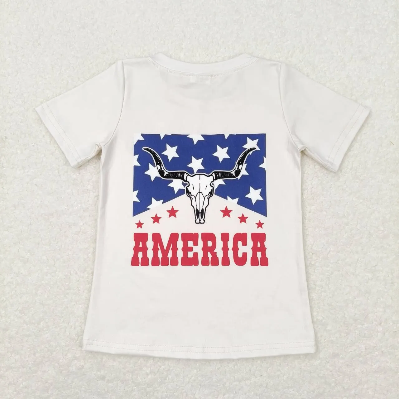 GT0465 baby girl clothes american cowboy girl summer top