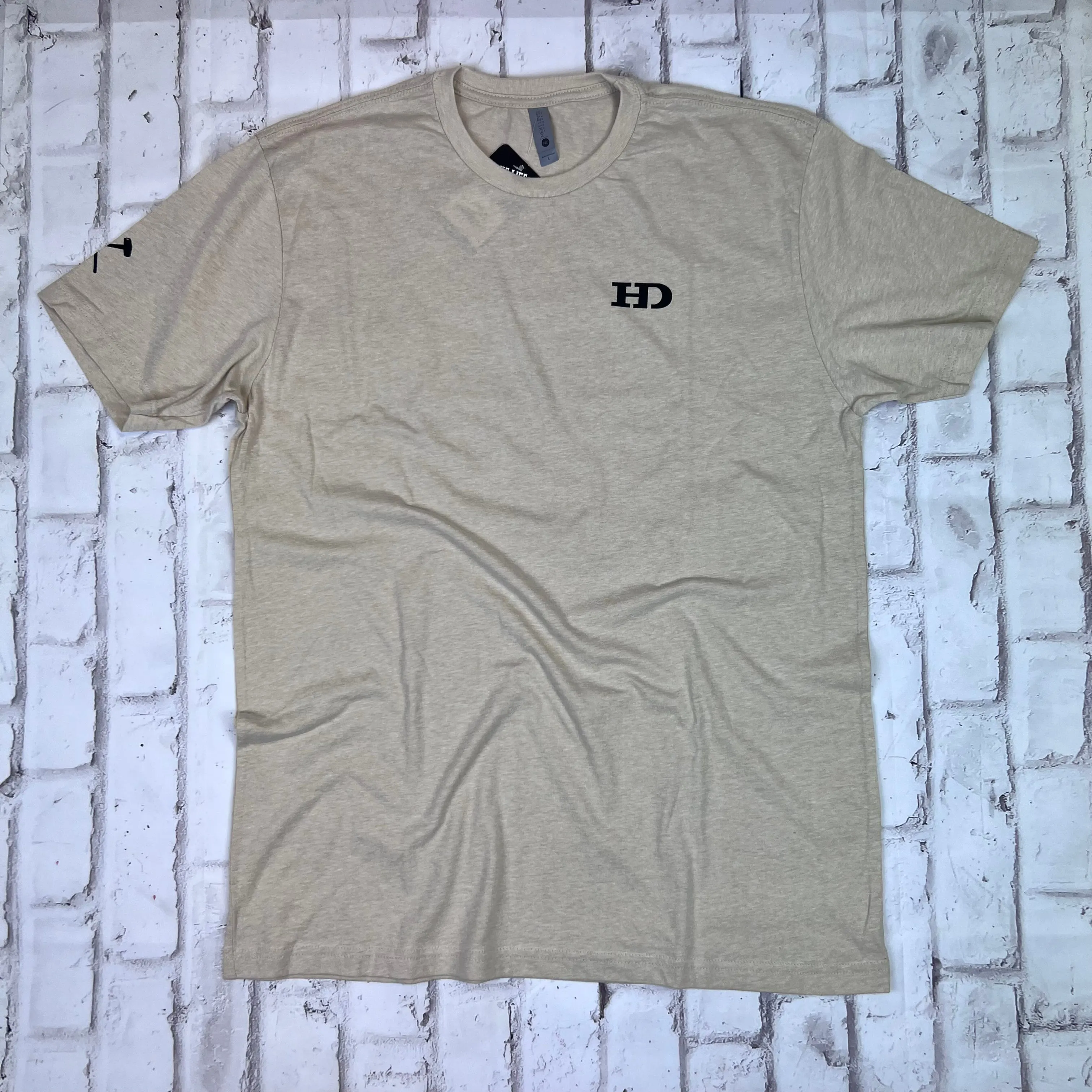 Hammer Down "Basic" Short Sleeve T-shirt - Cream