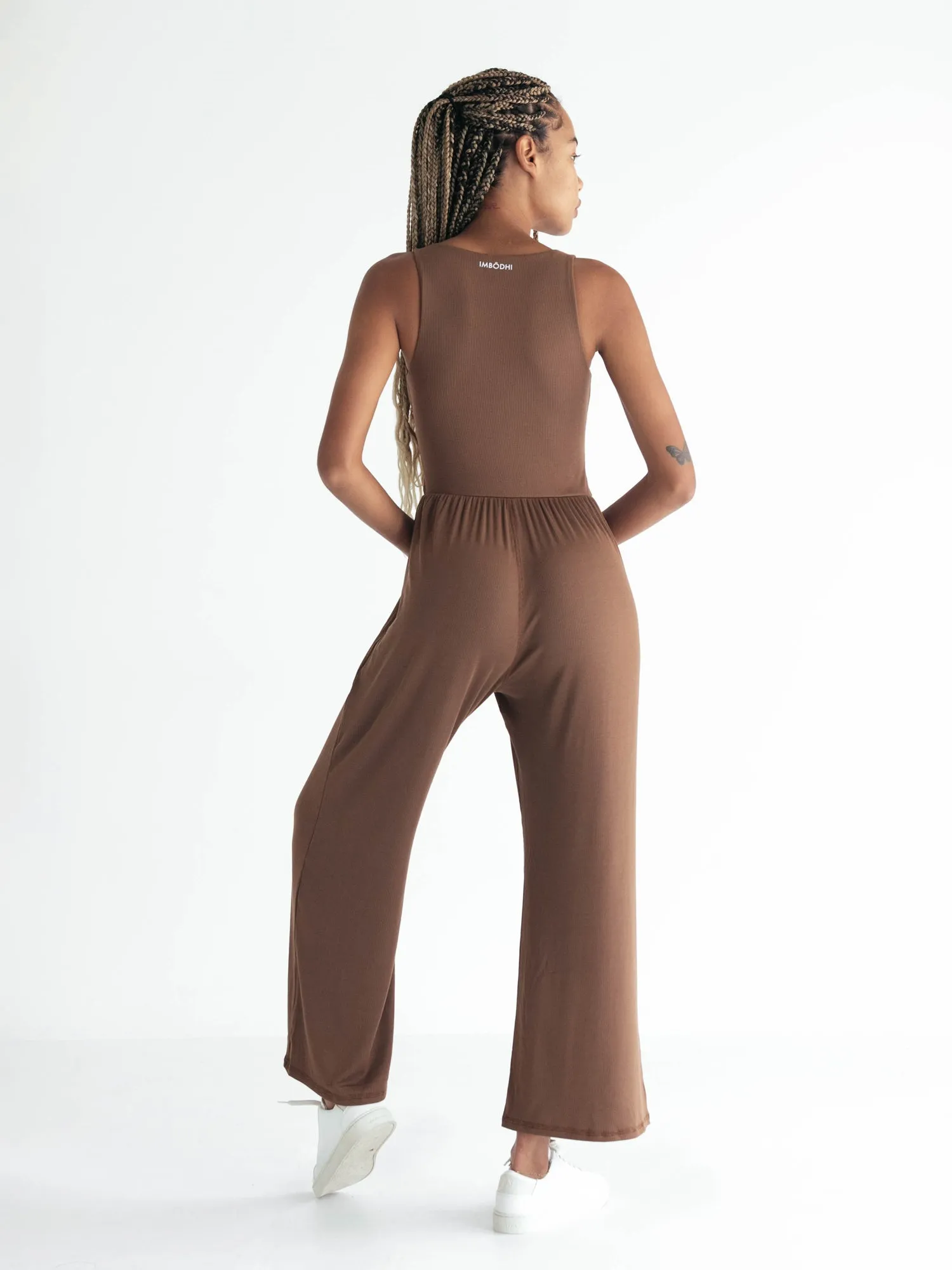 Hana Jumpsuit 2.0, Ribbed Toffee