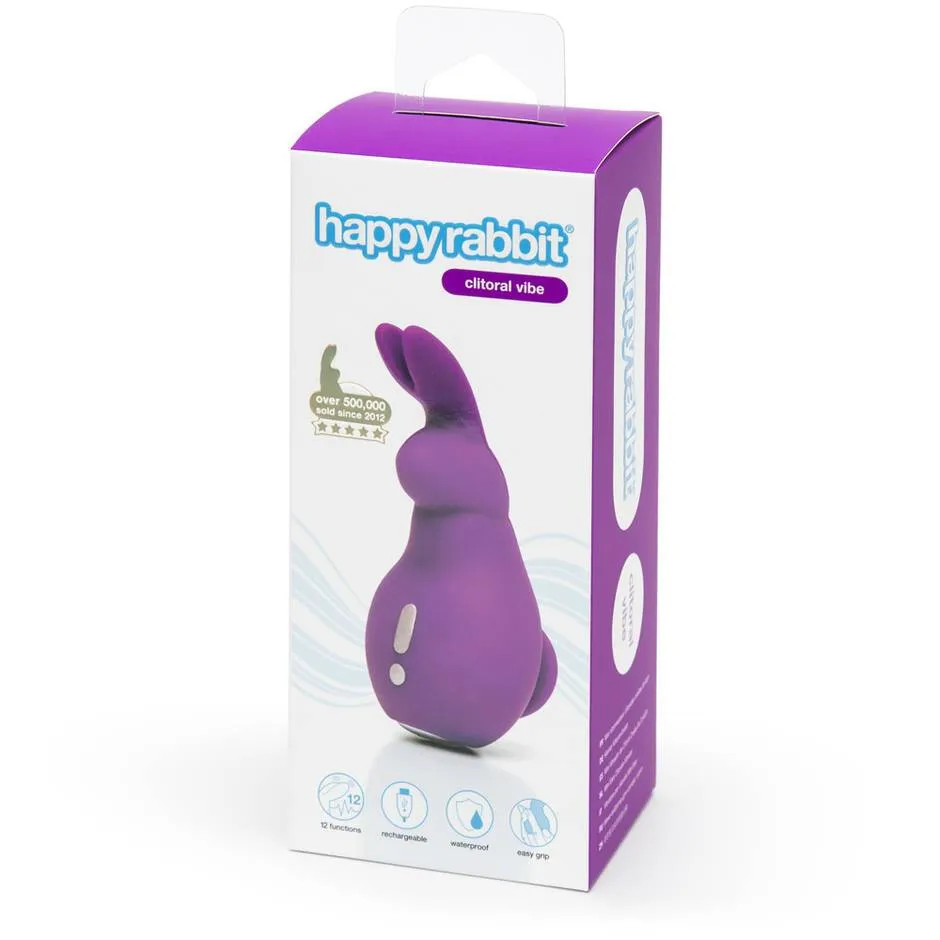 Happy Rabbit Mini Ears Usb Clitoral Vibrator Purple