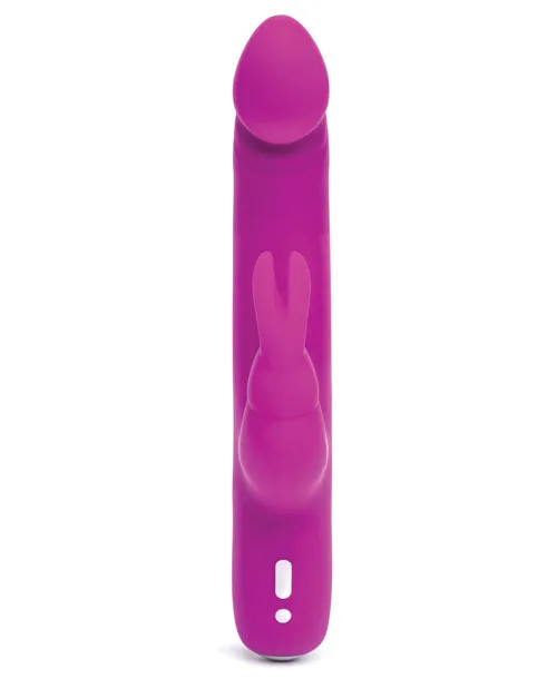 Happy Rabbit Slimline Realistic Rechargeable Vibrator Purple