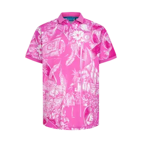 HERITAGE BREAST CANCER AWARENESS POLO-PINK