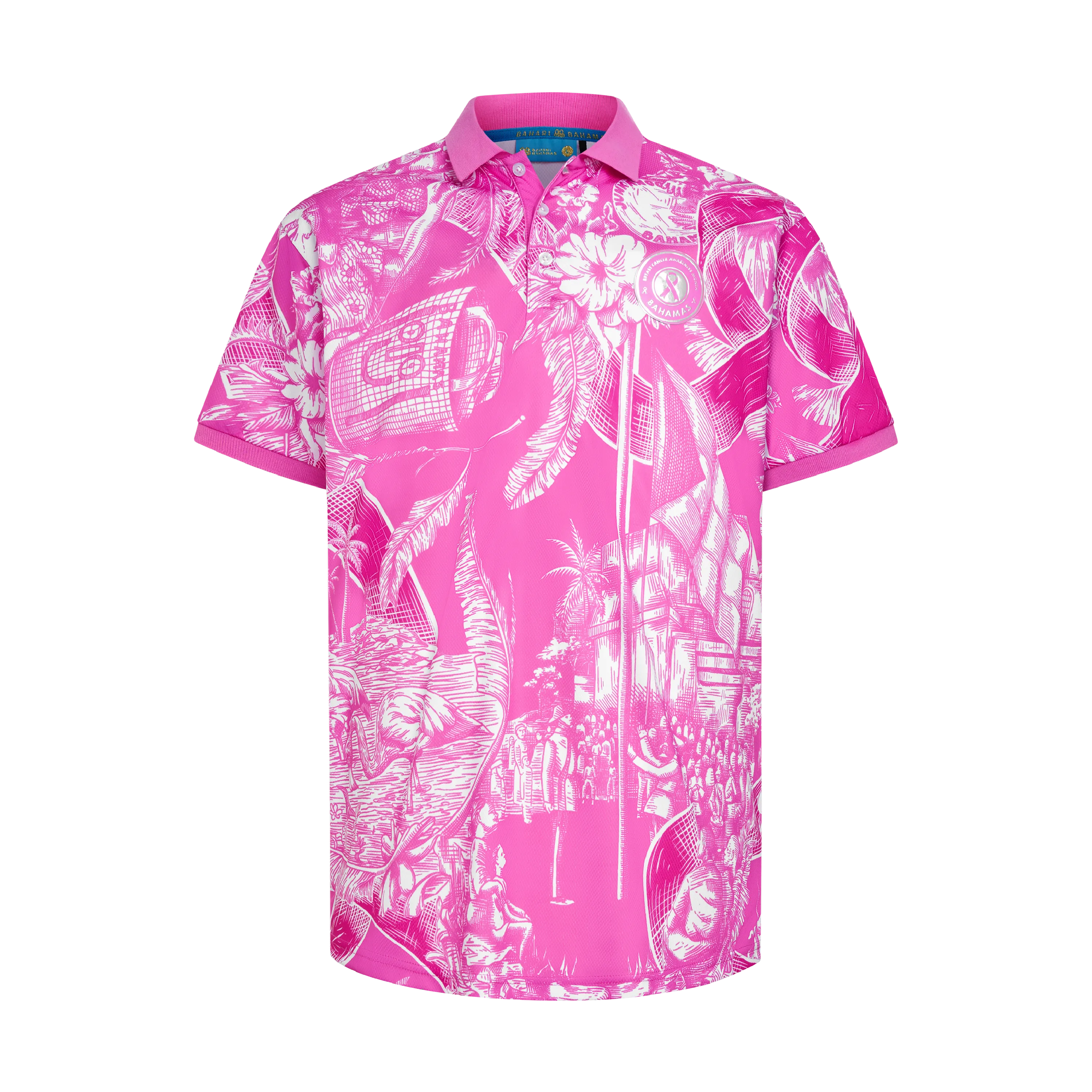 HERITAGE BREAST CANCER AWARENESS POLO-PINK