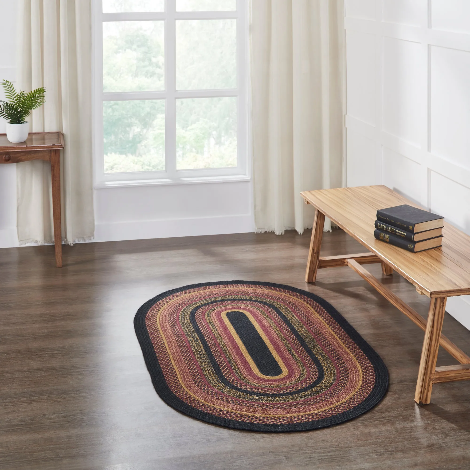 Heritage Farms Jute Rug Oval w/ Pad 36x60