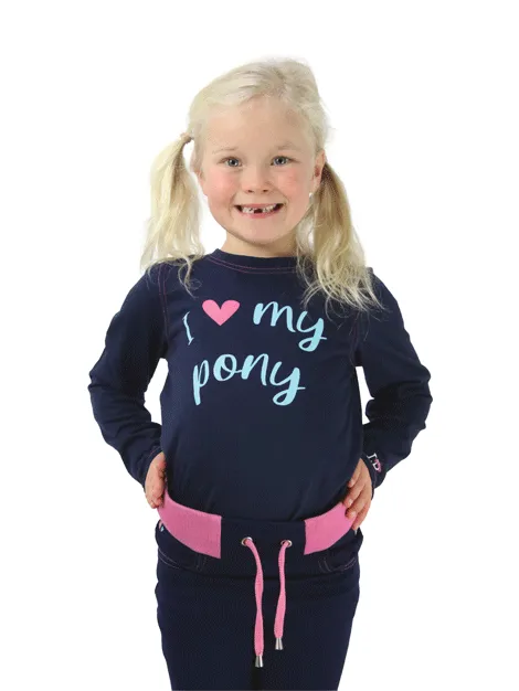 I Love My Pony Children's Long Sleeve T-Shirt