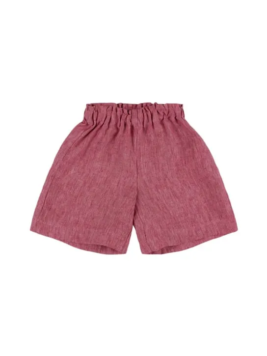 Il Gufo   Linen shorts 