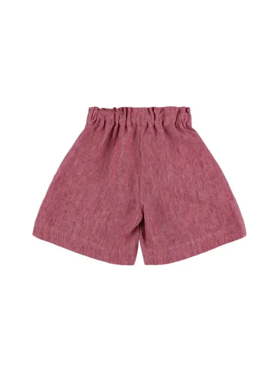 Il Gufo   Linen shorts 