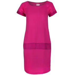 IS Poppy Cocoon Midi Dress Fuchsia