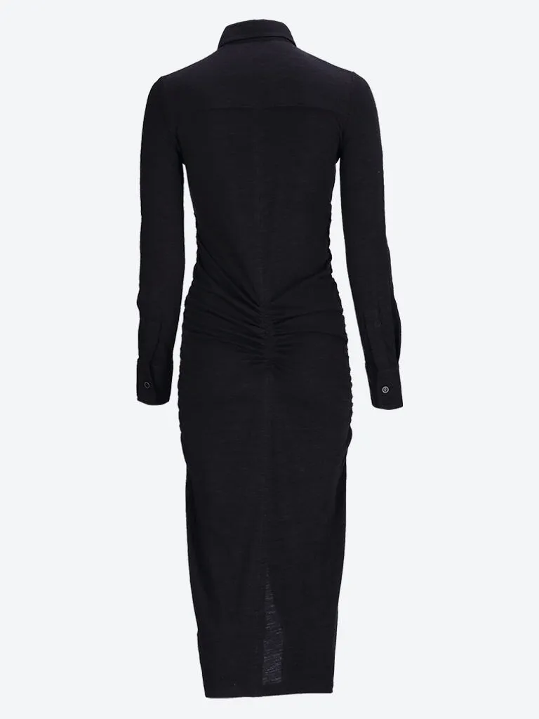 Ivalia long sleeve midi dress