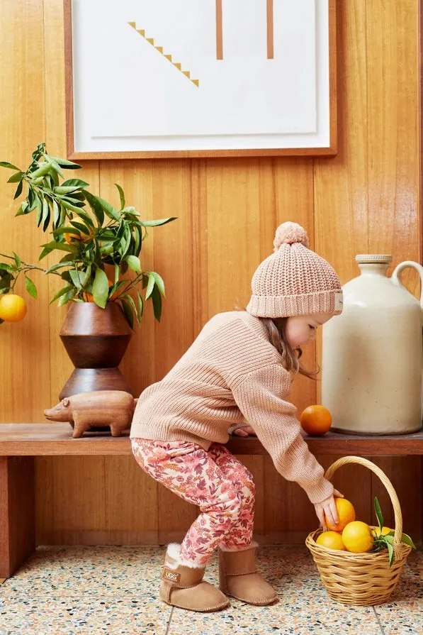 KaPow Kids - Knit Pom Pom Beanie Toast