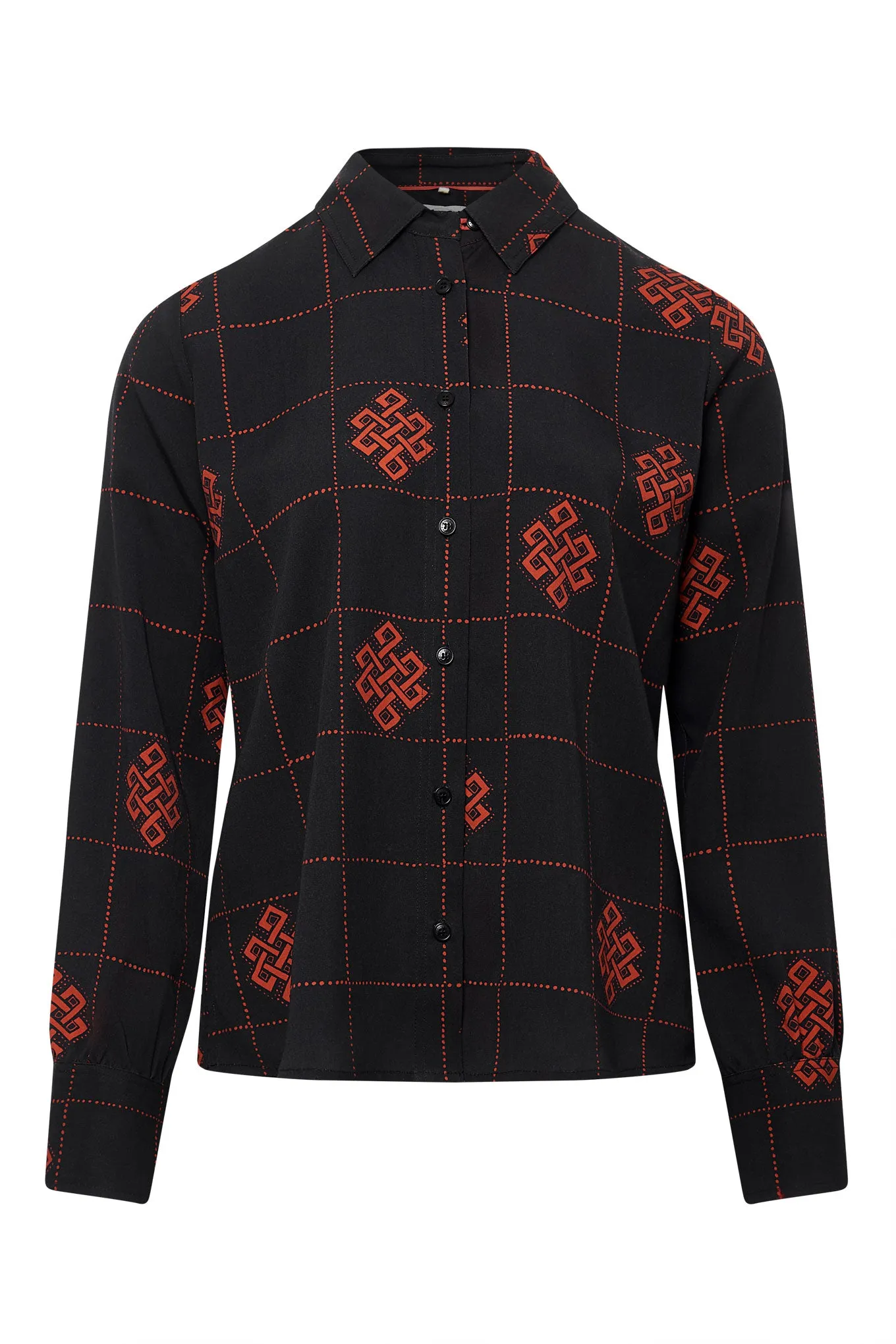 KENJI SHIRT ETERNAL KNOT - Black