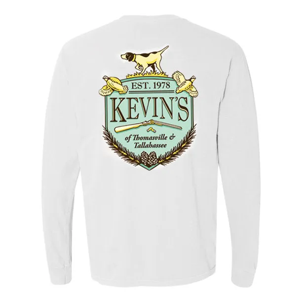 Kevin's Crest Long Sleeve Pocket T-Shirt