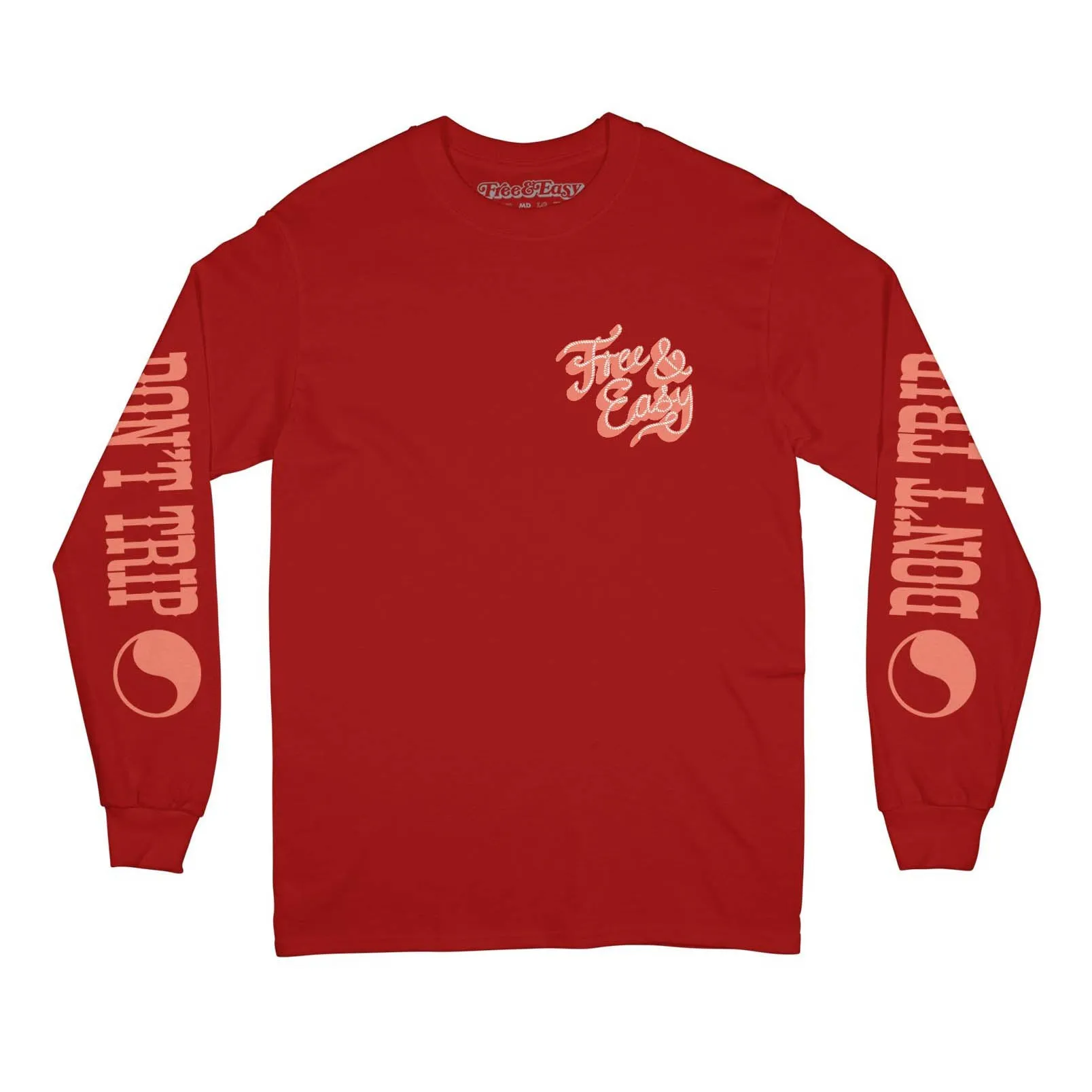 Lasso Long Sleeve Tee - Red