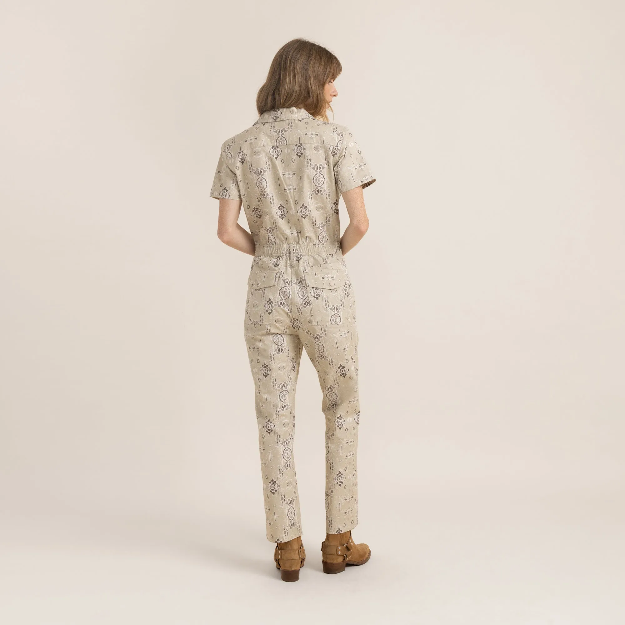 Layover Jumpsuit - Stone