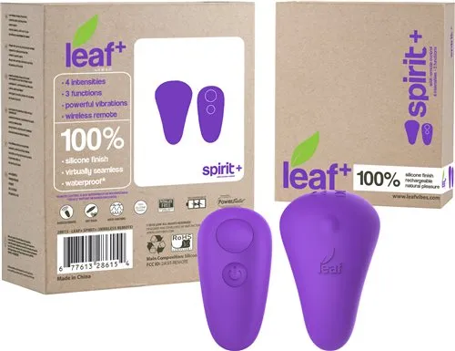 Leaf Spirit Plus Panty Vibe W- Remote Purple