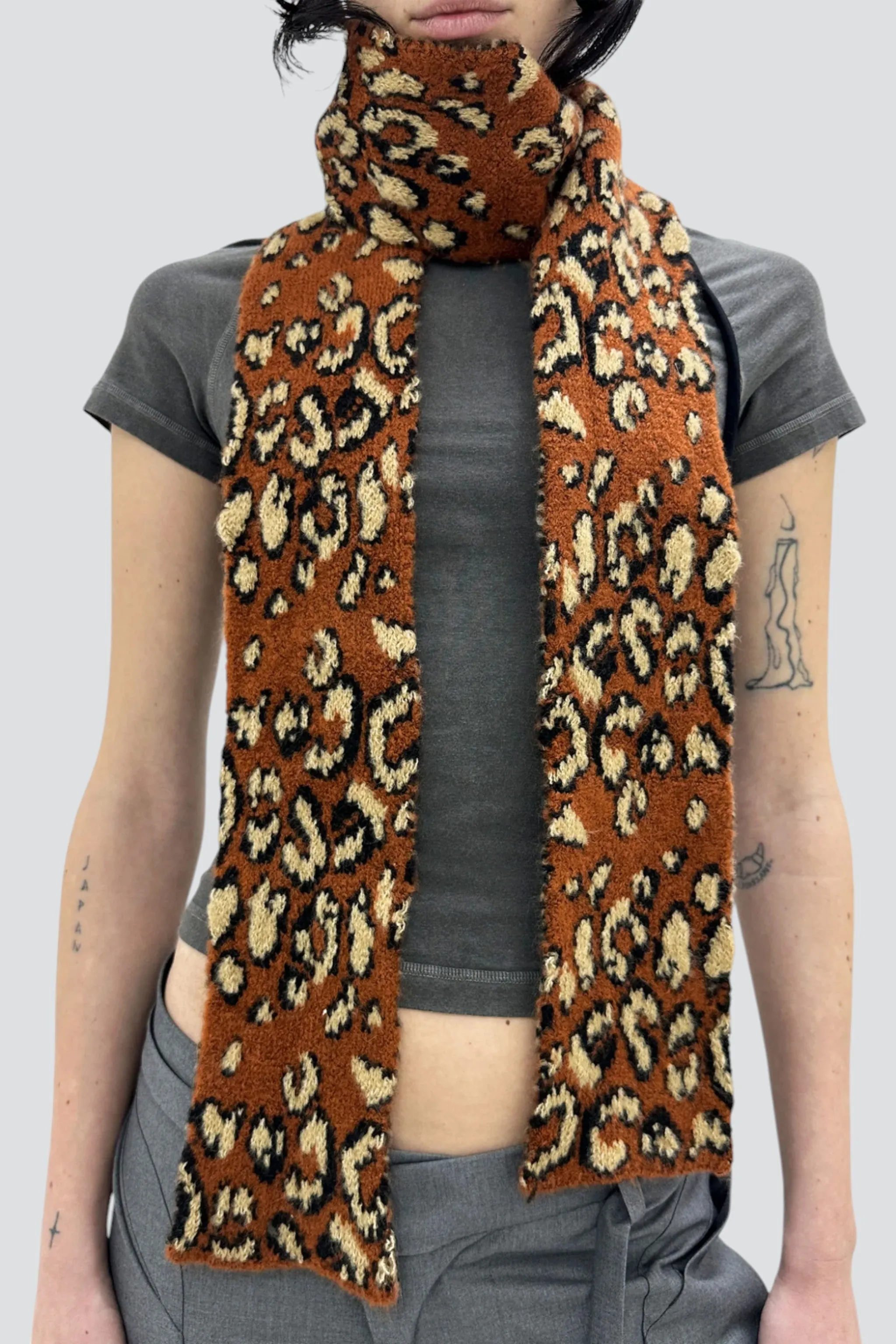 Leopard Print Scarf