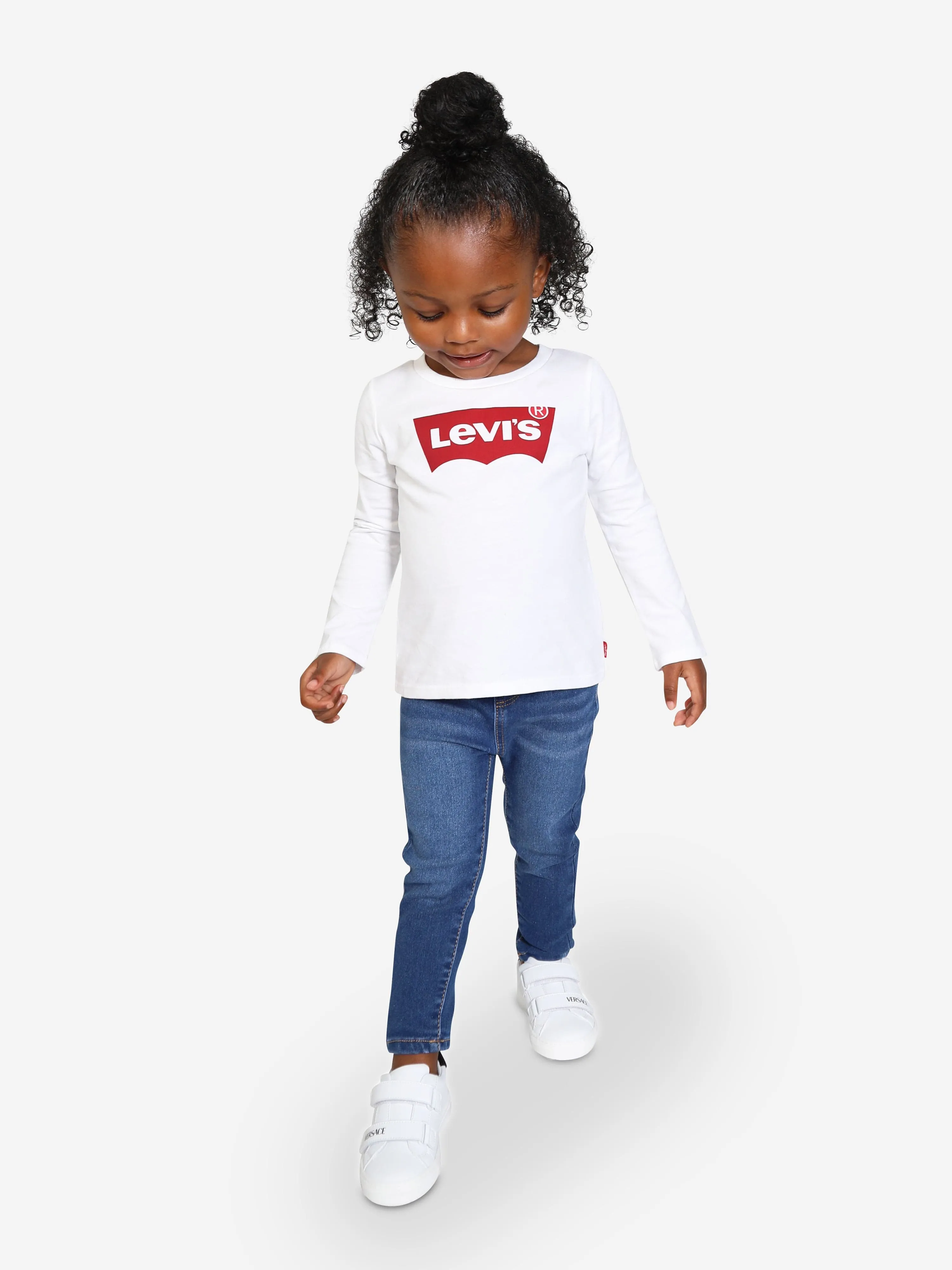 Levi's Wear Baby Girls Long Sleeve Logo T-Shirt