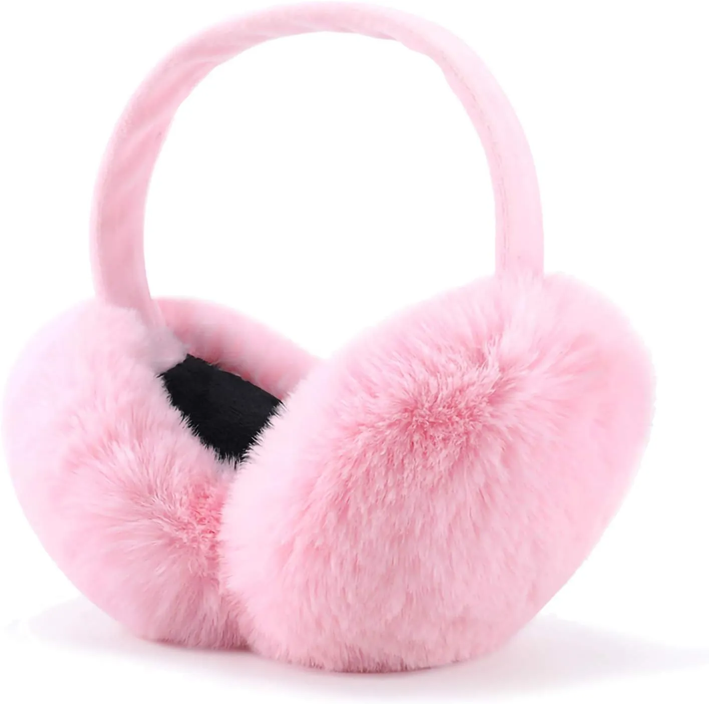 Light Khaki Faux Fur Winter Style Ear Muffs