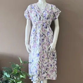 Linen Spring Empire Dress