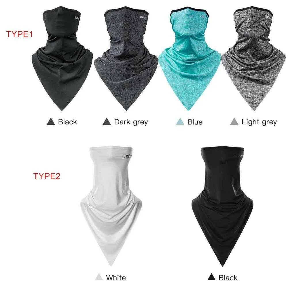 Lixada Cycling Face Cover Clothing Neck Gaiter Breathable Cooling Riding Face Wrap Outdoor Sports Scarf Men Women