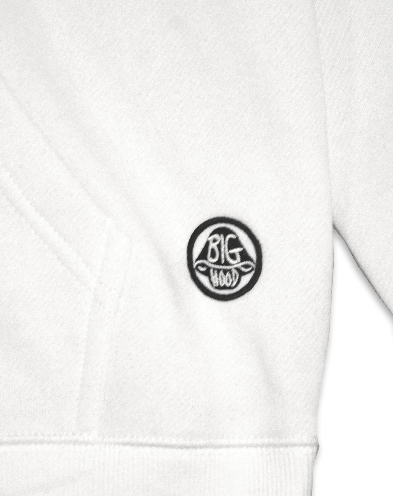 <ab 14c>Fungolia fleece Hoodie - Thunderbolt (White)