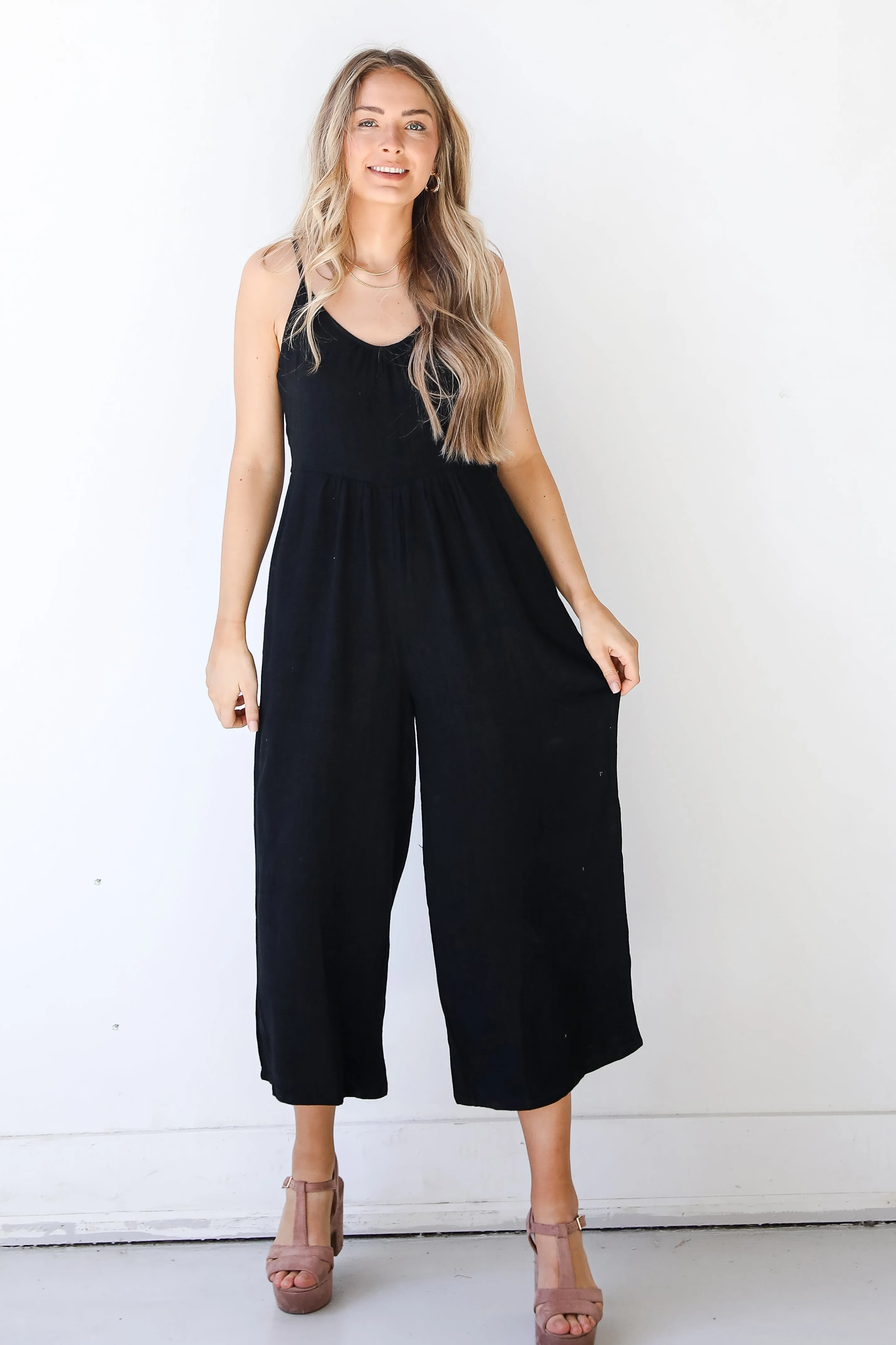 Making Memories Linen Jumpsuit