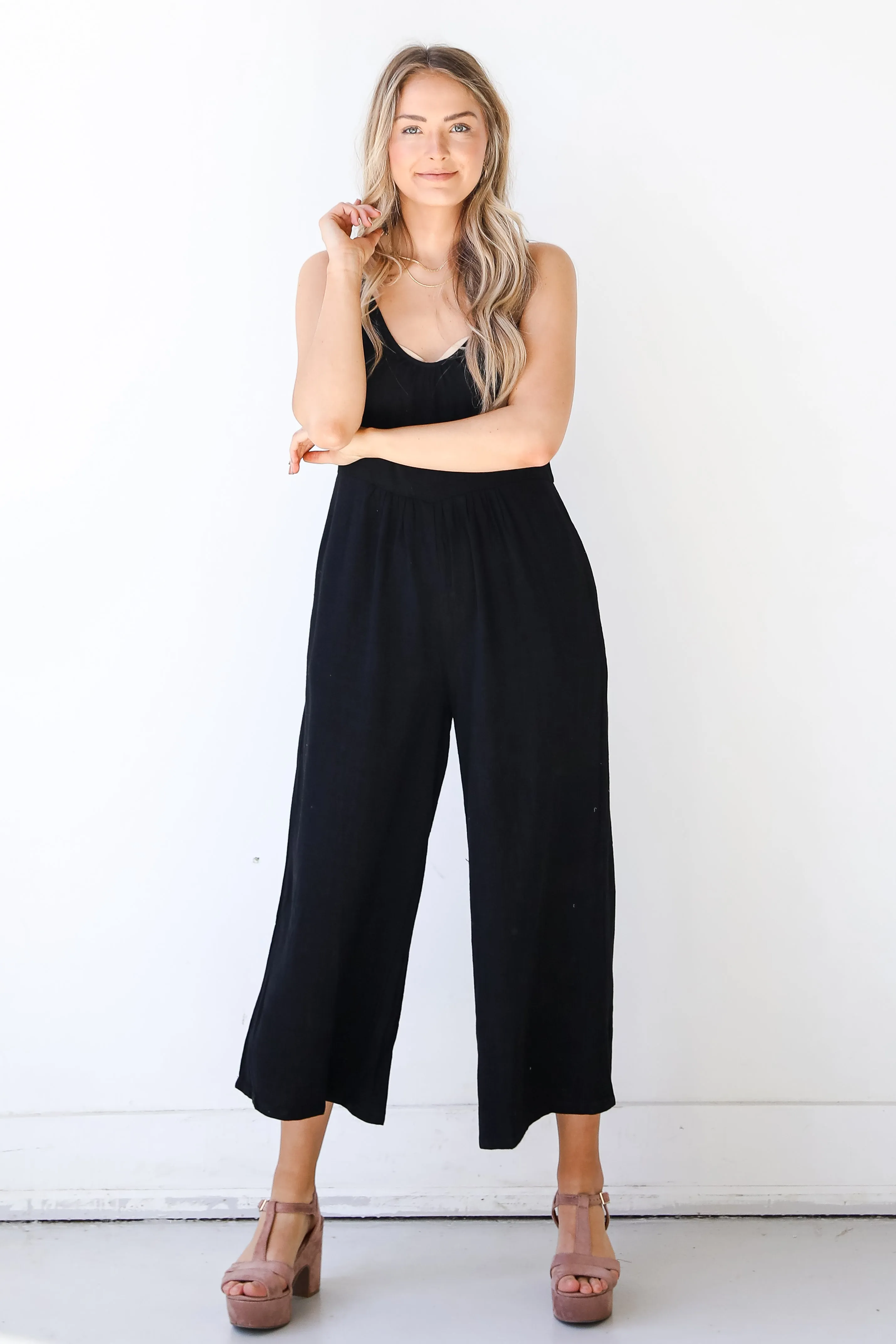 Making Memories Linen Jumpsuit