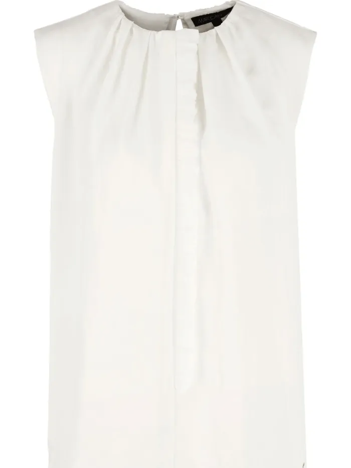 Marc Cain Collections Off White Top With Ruffle Detail WC 61.13 W39 COL 110