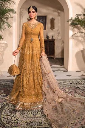 MARIA.B Mbroidered Heritage Collection 2023 – Mustard BD-2606