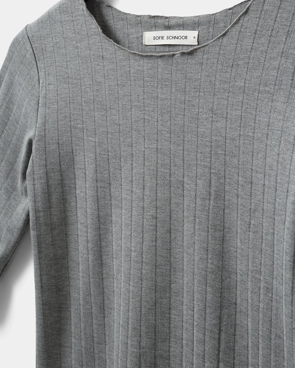 MATTIESW T-SHIRT LONG SLEEVE - Grey melange