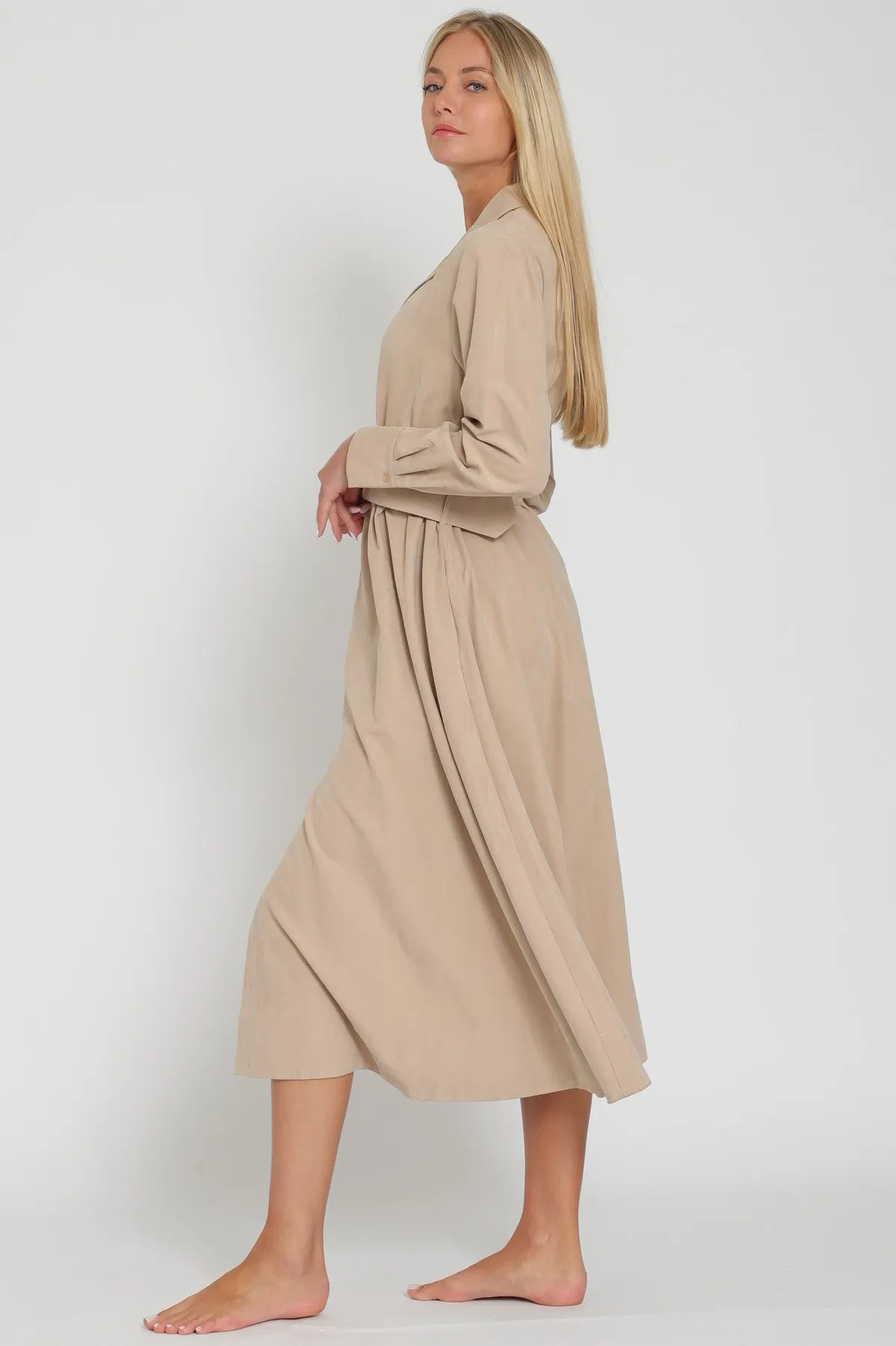 Mayci Belted Midi Dress