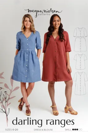 Megan Nielsen - Darling Ranges Dress & Blouse Sewing Pattern