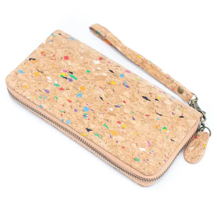 Meninas Bonitas Wallet: Cork Zip Around