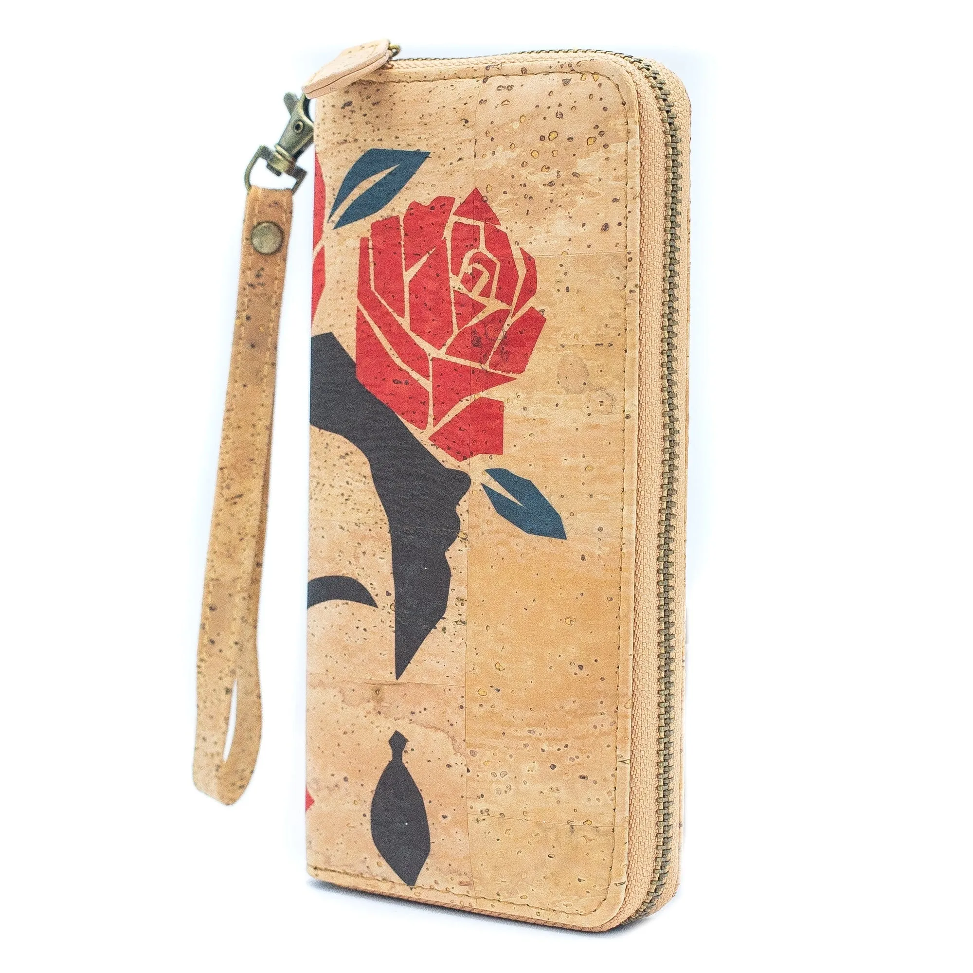 Meninas Bonitas Wallet: Cork Zip Around