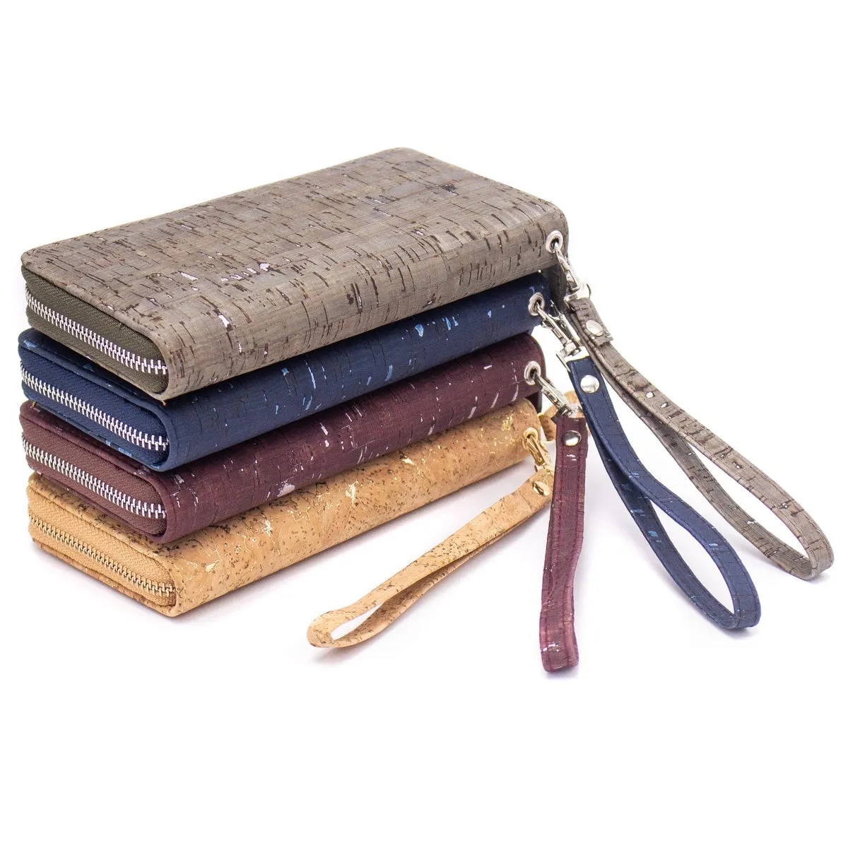 Meninas Bonitas Wallet: Cork Zip Around