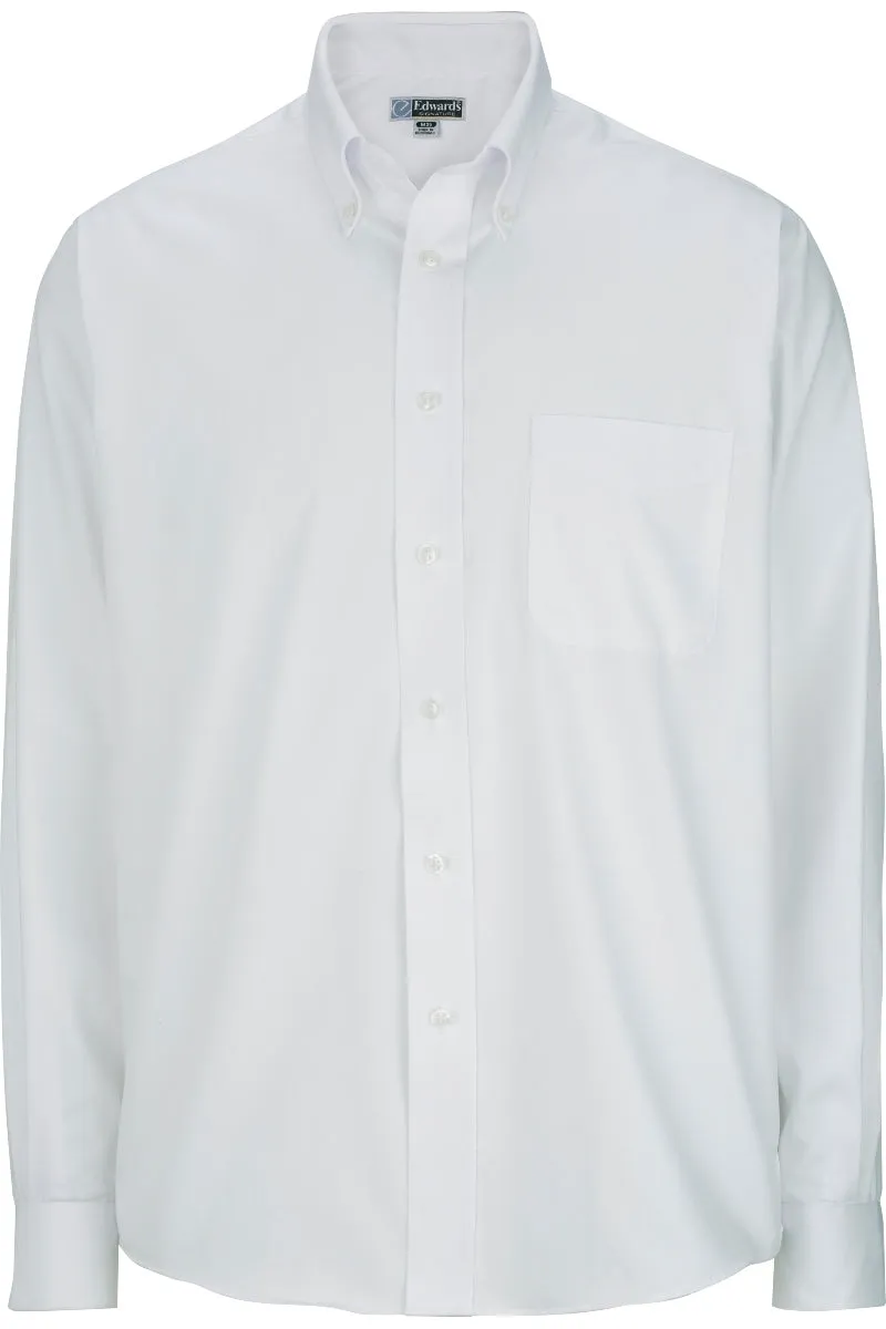 Men's Button-Down Executive Oxford Shirt - White