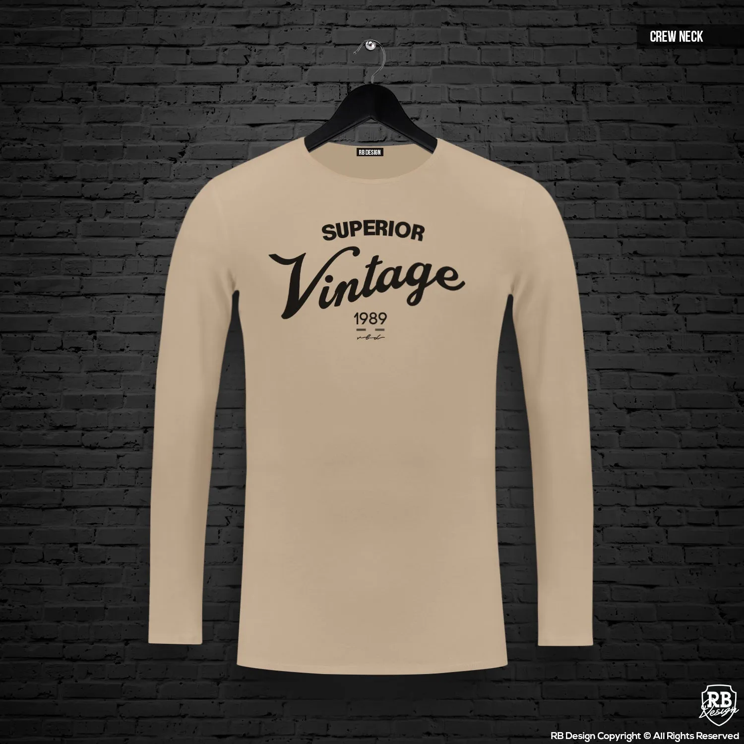 Mens Long Sleeve T-shirt "Superior vintage" MD934