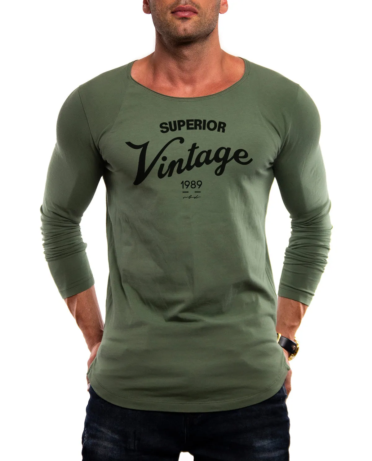 Mens Long Sleeve T-shirt "Superior vintage" MD934