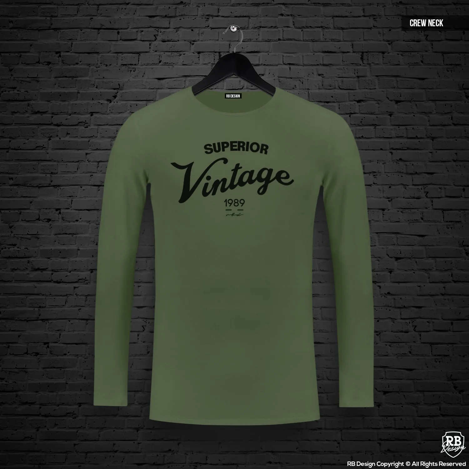 Mens Long Sleeve T-shirt "Superior vintage" MD934