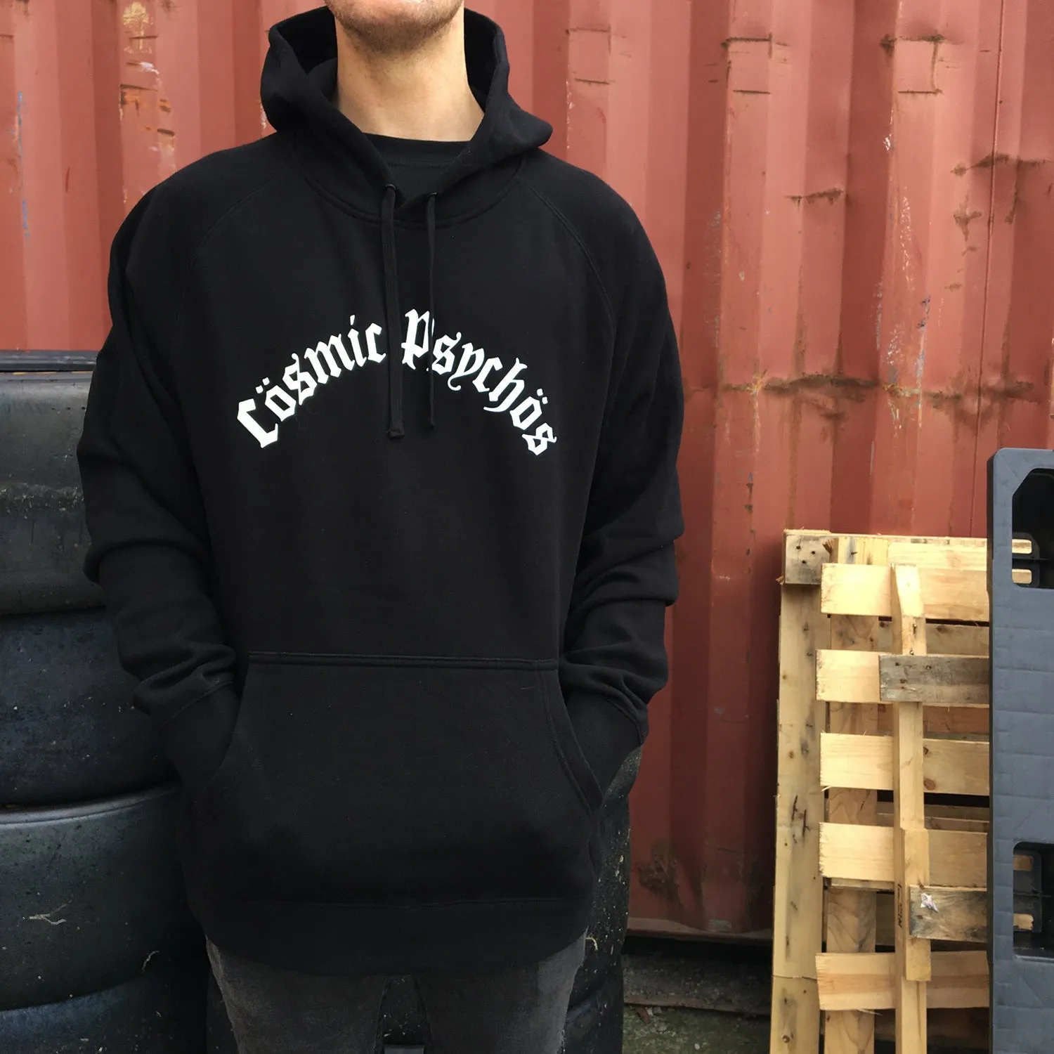 Metal Logo Hoodie (Black)