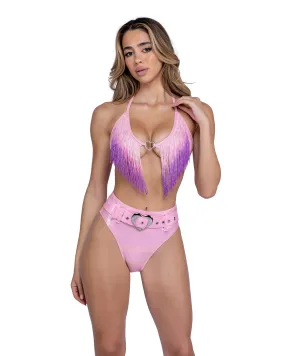 Metallic Iridescent High-Waisted - 6461