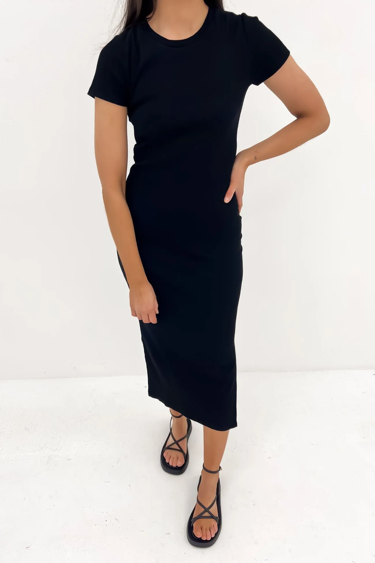 Mika Midi Dress Black