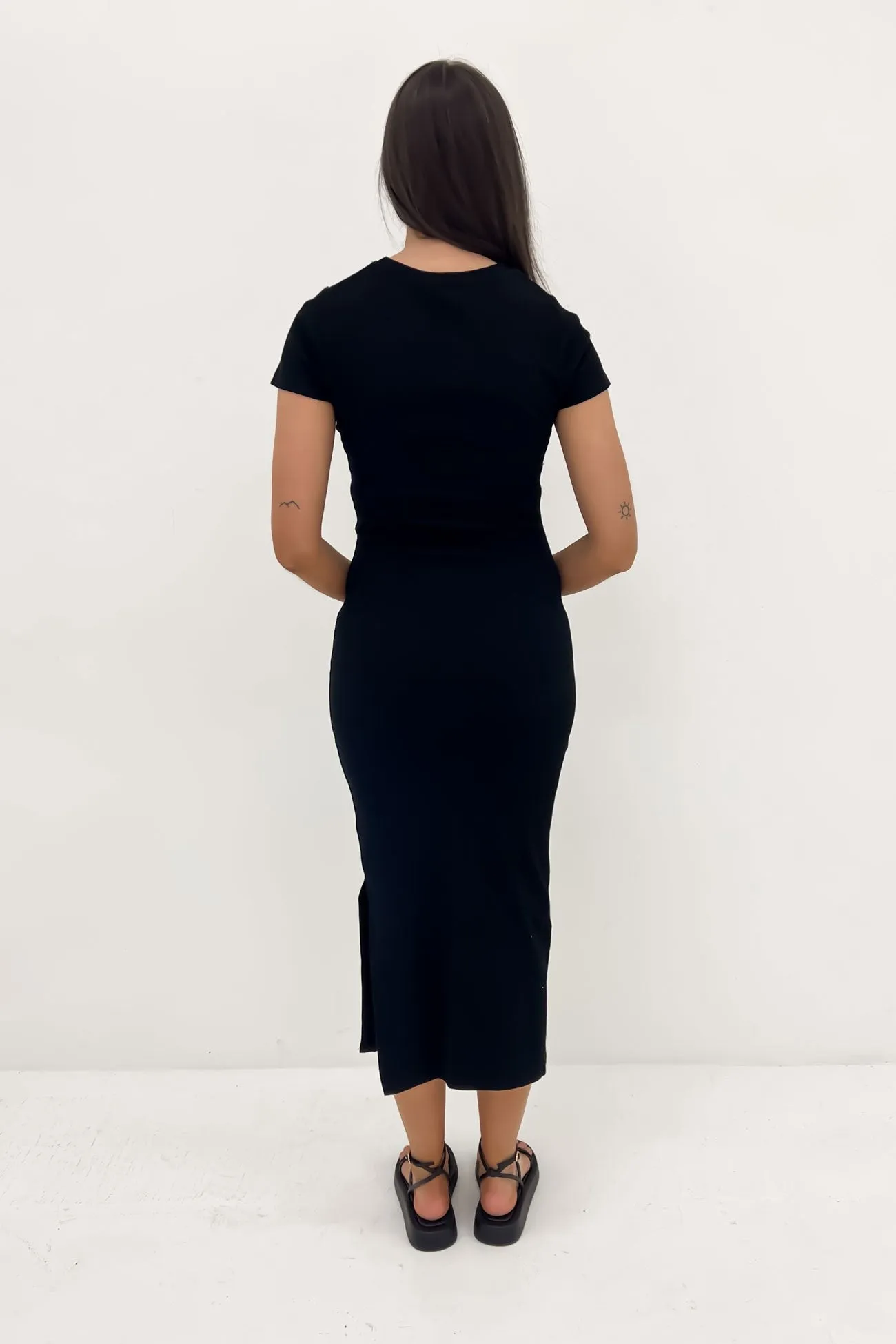 Mika Midi Dress Black