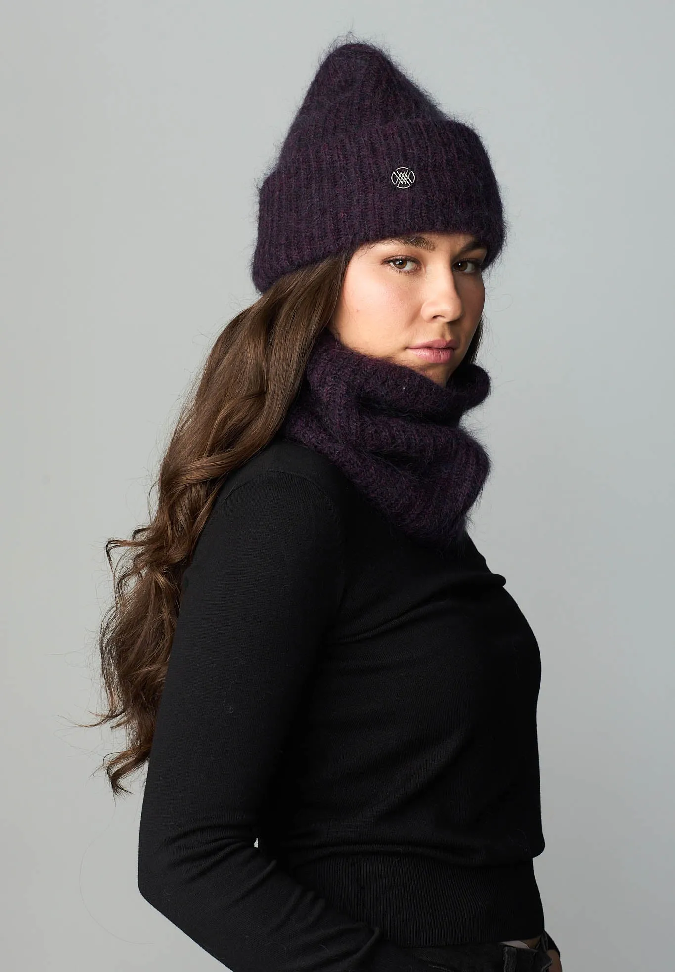 MILO RIBBED TUBE - Dark Violet