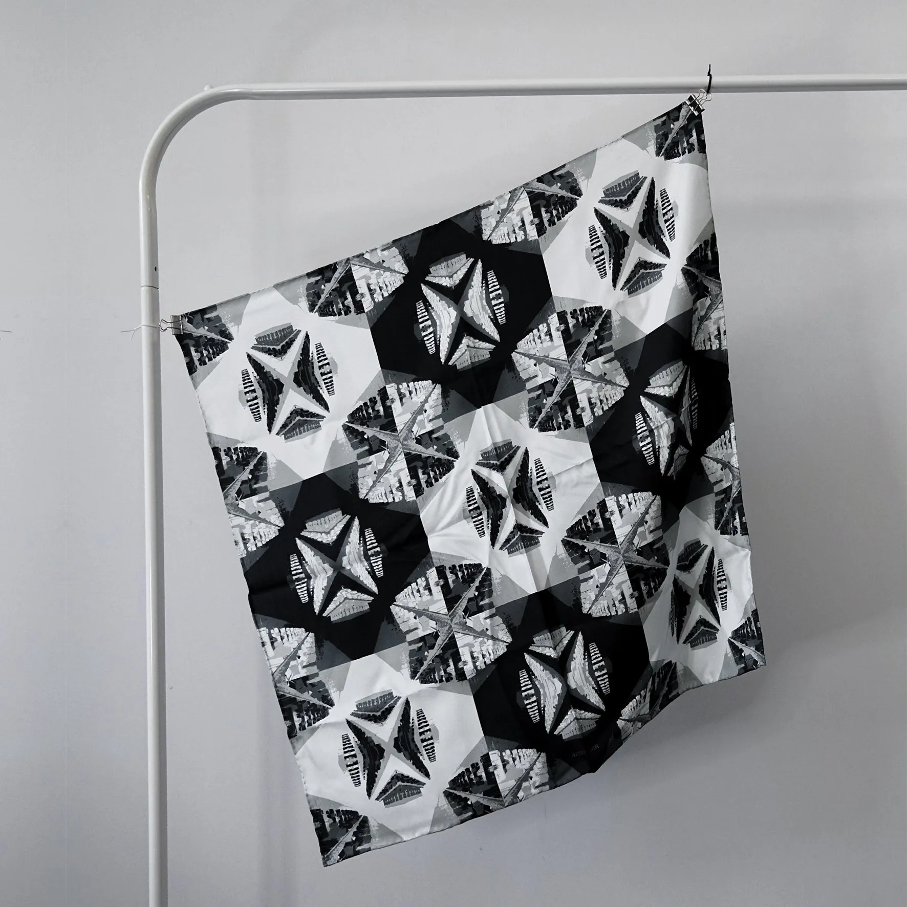 Monochrome : Memories of Home - Premium Silk Scarf 60/90