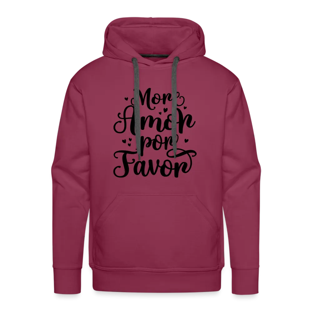 More Amor Por Favor Men’s Premium Hoodie