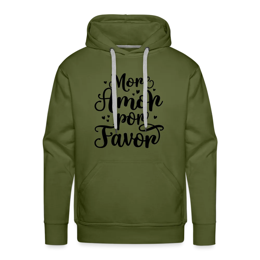 More Amor Por Favor Men’s Premium Hoodie