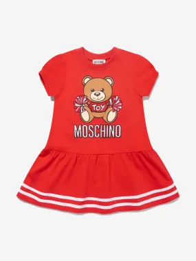 Moschino Girls Cotton Teddy Toy Cheerleader Dress