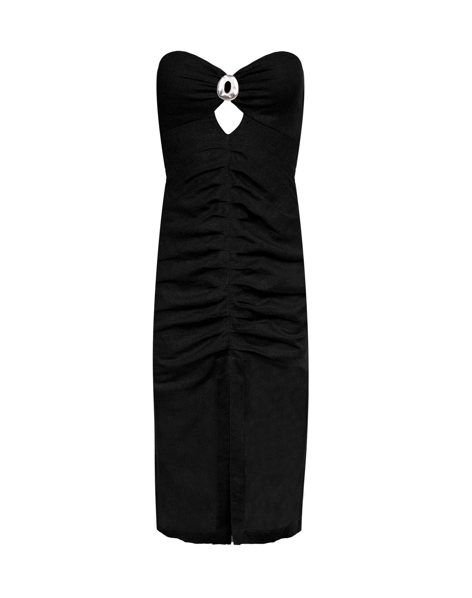 Naori Midi Dress - Black