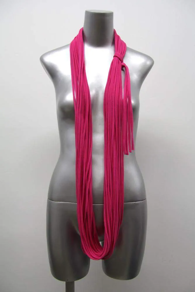 Necklush Infinity Scarf / Deep Pink / Unisex